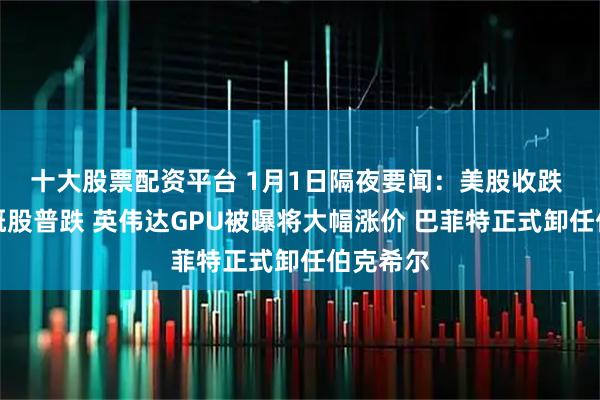 十大股票配资平台 1月1日隔夜要闻：美股收跌 热门中概股普跌 英伟达GPU被曝将大幅涨价 巴菲特正式卸任伯克希尔